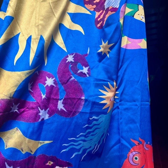 Blue spaghetti straps Dress - Picture 3 of 7